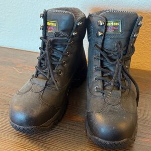 Dr. Martens Black Industrial Lace-Up Boots